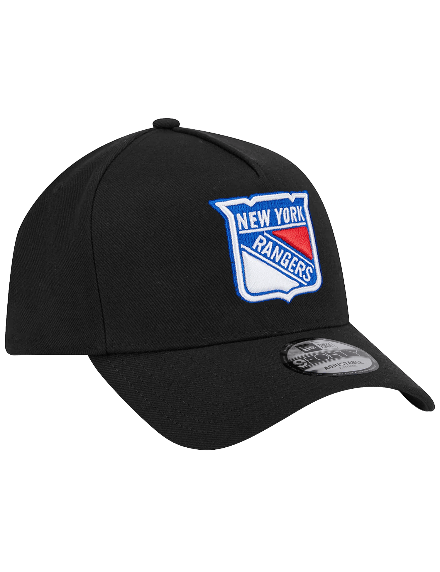 New Era Caps New York Rangers New Era NHL Team 9FORTY A-Frame Snapback Hat - Black