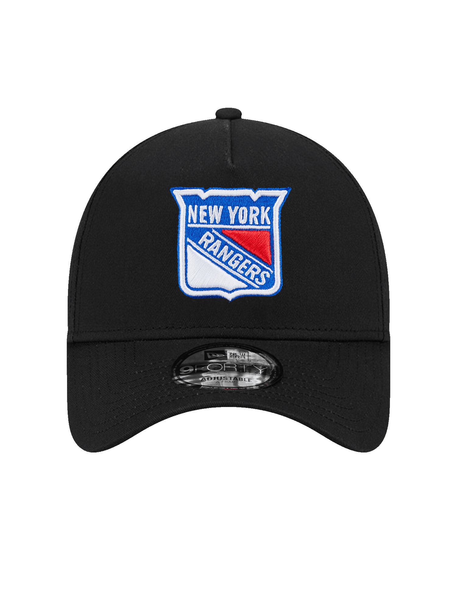 New Era Caps New York Rangers New Era NHL Team 9FORTY A-Frame Snapback Hat - Black