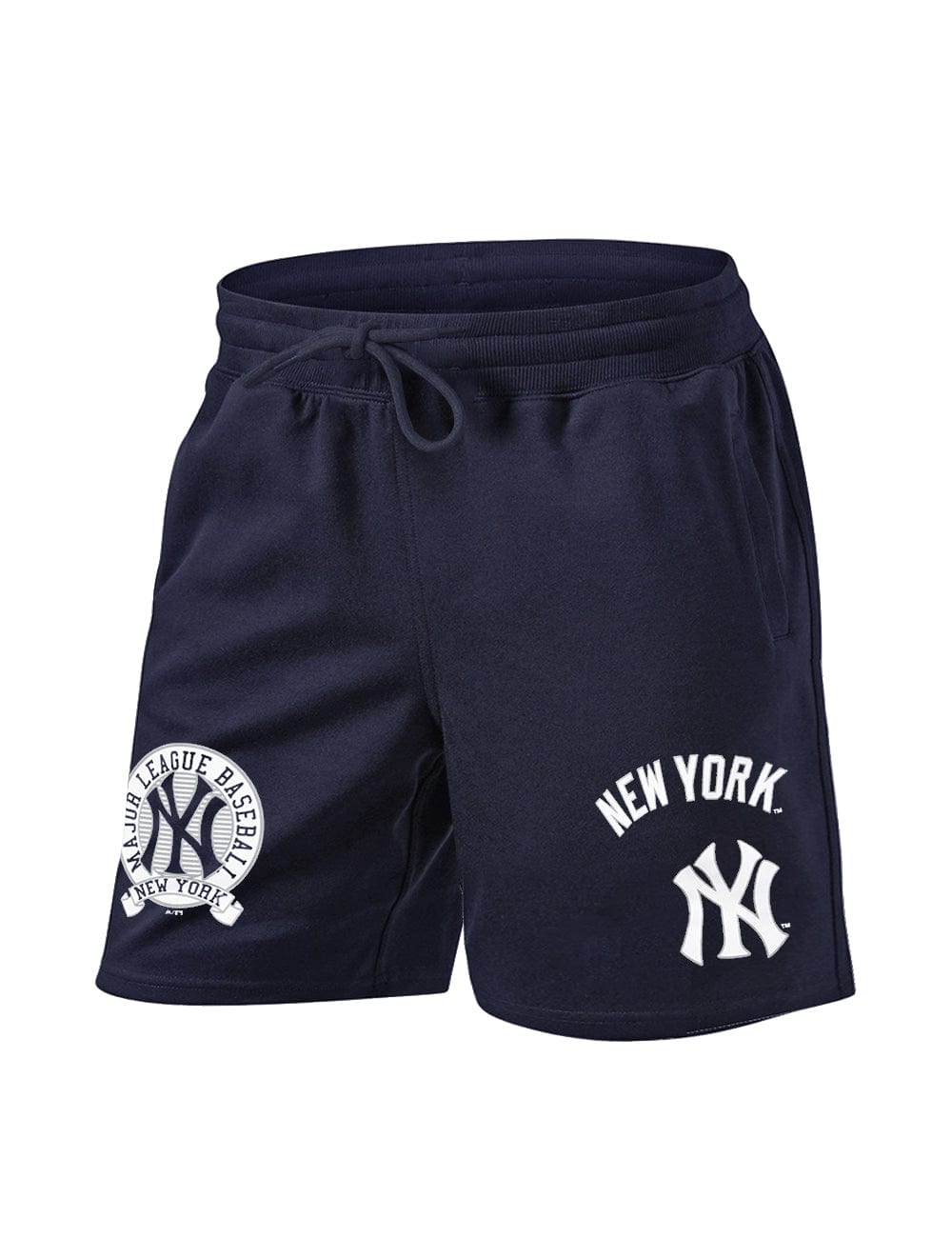 Majestic Athletic Shorts New York Yankees Majestic MLB Classic Graphic Fleece Shorts - Navy