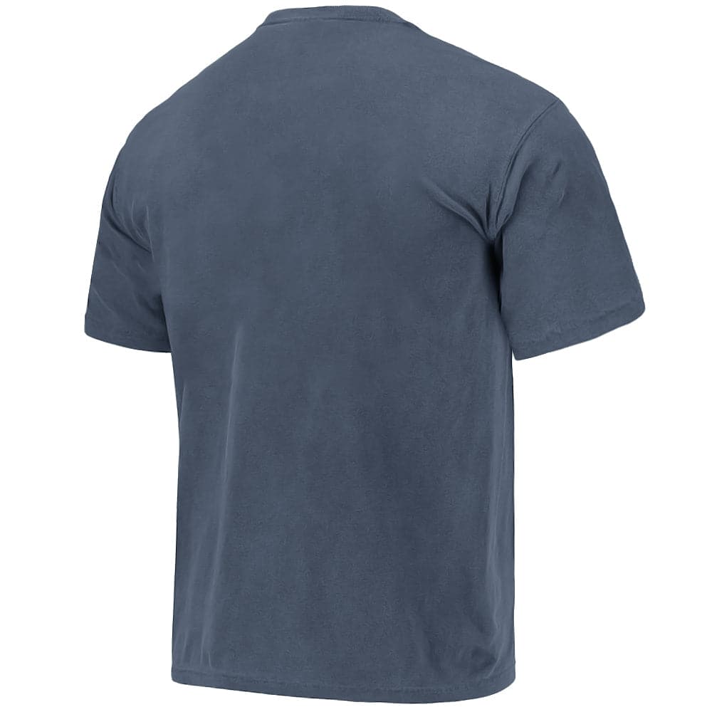 Majestic Athletic T-Shirts New York Yankees Majestic MLB Large Logo Vintage T-Shirt - French Navy