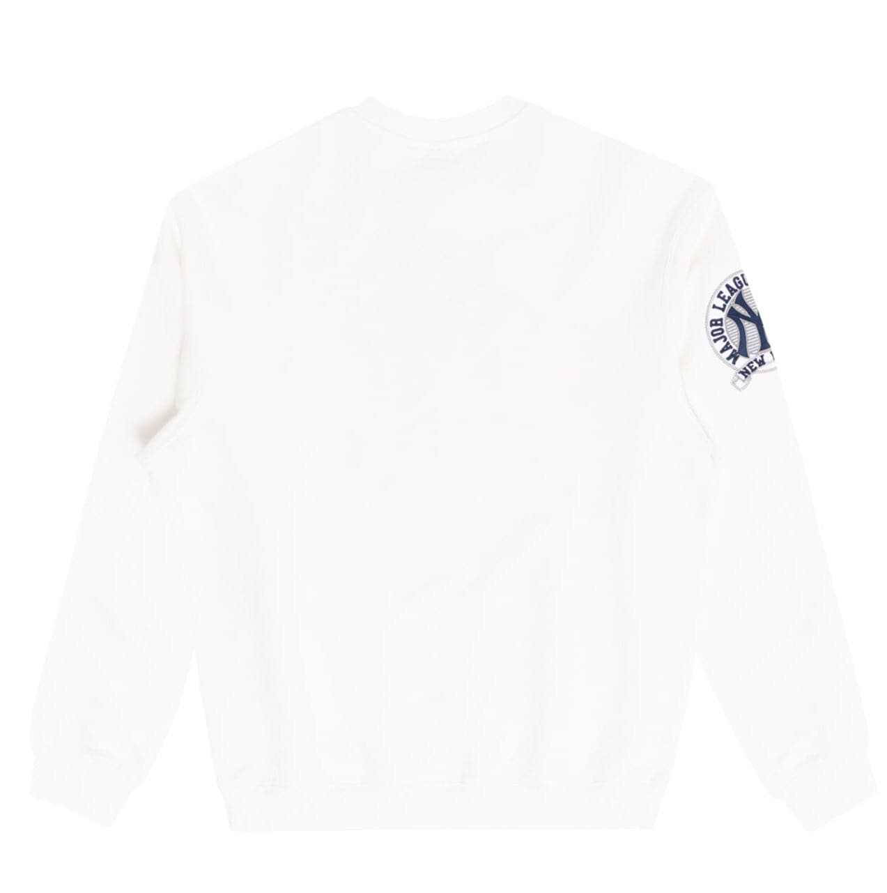 Majestic Athletic Jumpers New York Yankees Majestic MLB V Ath Vintage Crew Jumper - Vintage White