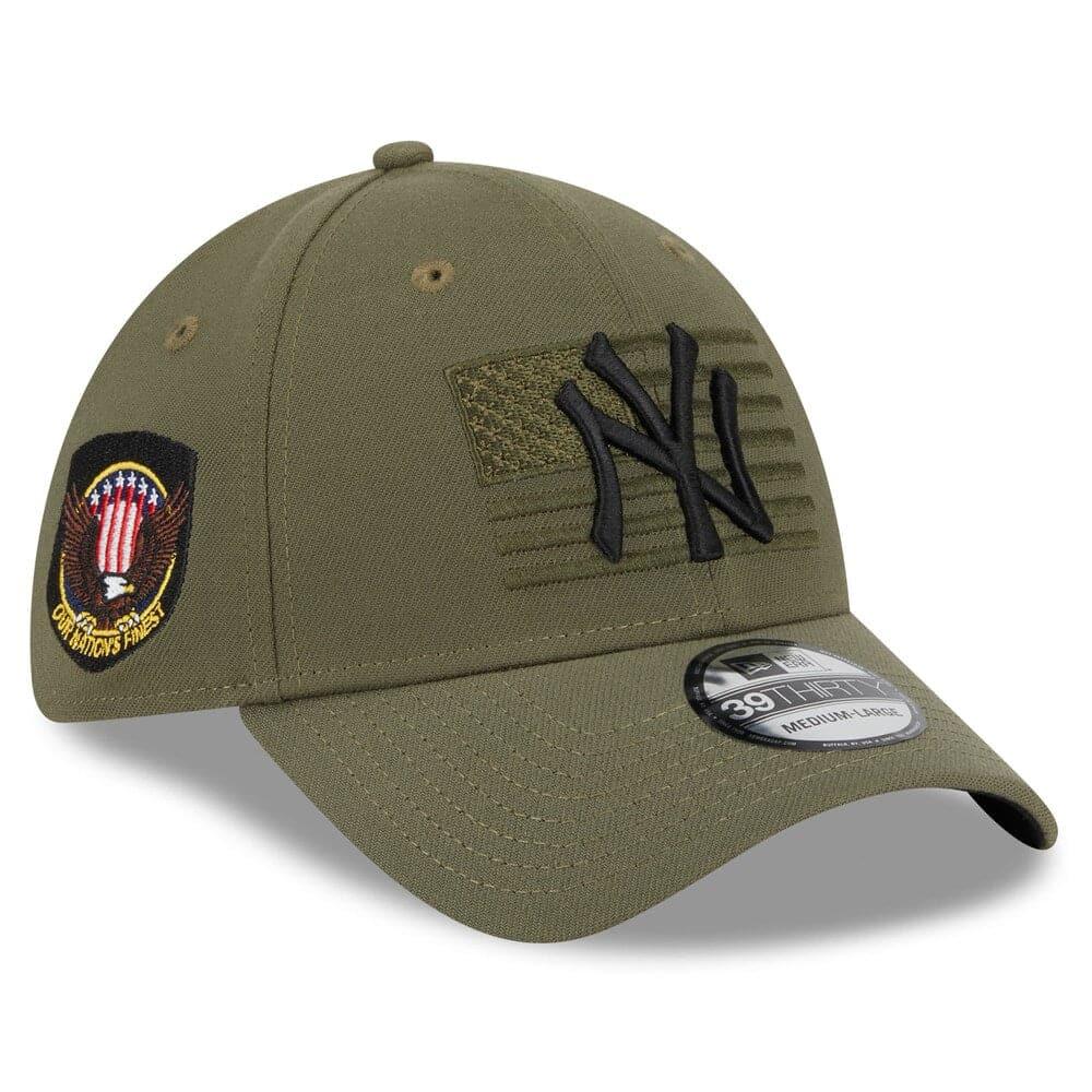 New Era Caps New York Yankees New Era MLB 2023 Armed Forces 39THIRTY Stretch-Fit Hat - Army