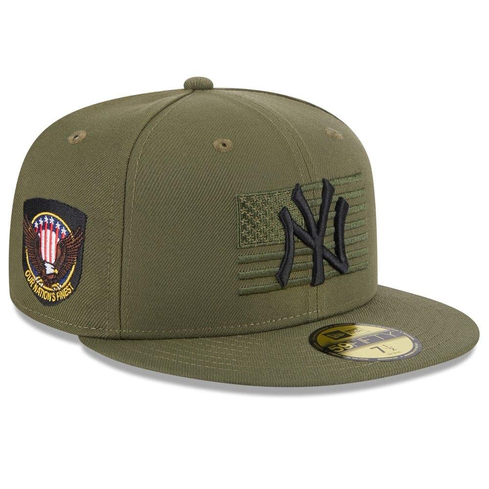 New Era Caps New York Yankees New Era MLB 2023 Armed Forces 59FIFTY Fitted Hat - Army