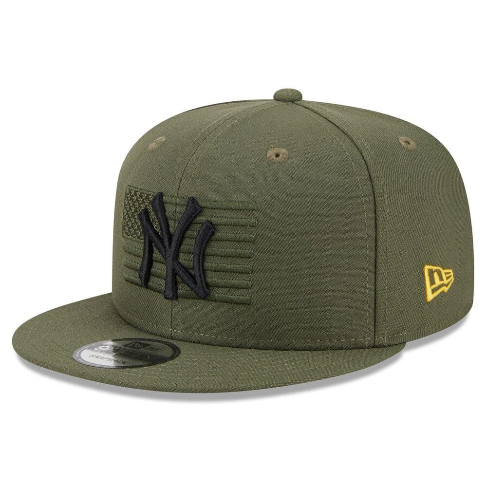 New Era Caps New York Yankees New Era MLB 2023 Armed Forces 9FIFTY Snapback Hat - Army