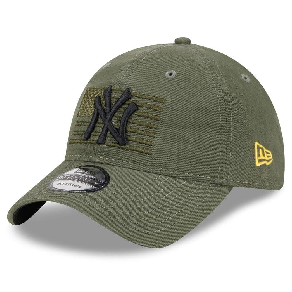 New Era Caps New York Yankees New Era MLB 2023 Armed Forces 9TWENTY Strapback Hat - Army