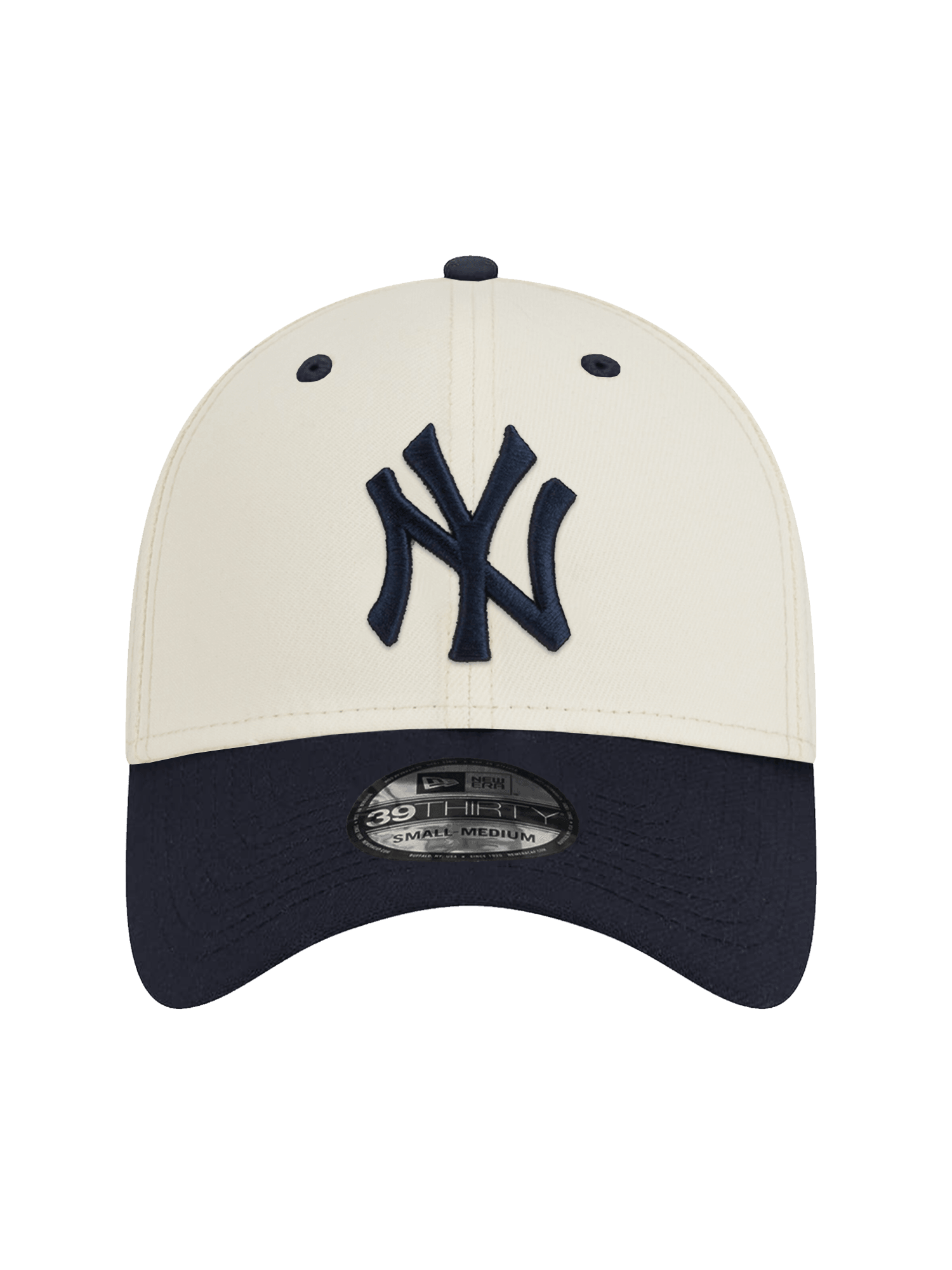 New Era Caps New York Yankees New Era MLB 2T Team 39THIRTY Stretch-Fit Hat - Chrome