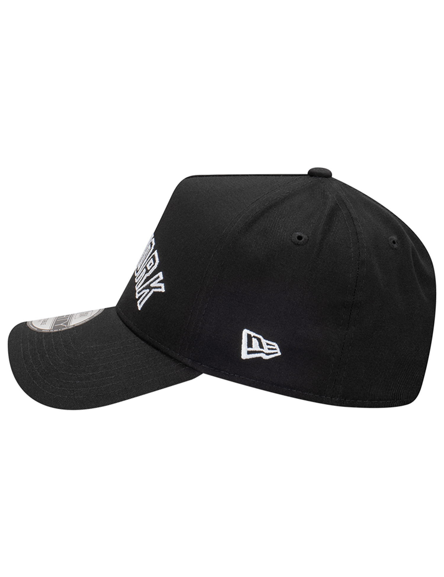 New Era Caps New York Yankees New Era MLB Chain Script 9FORTY A-Frame Snapback Hat - Black