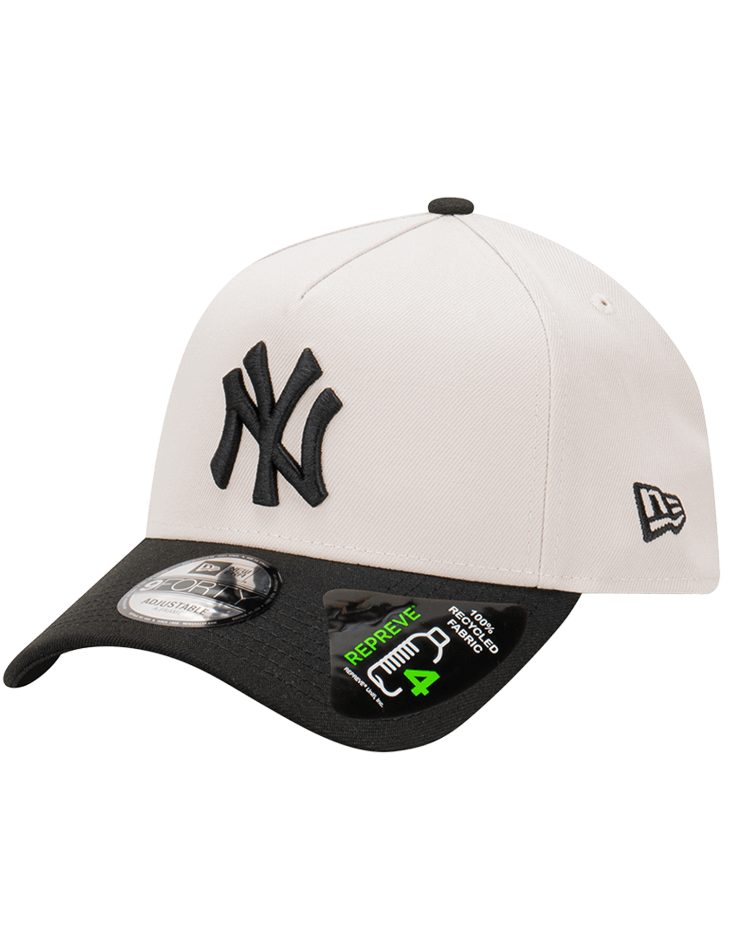 New Era Caps New York Yankees New Era MLB Repreve 9FORTY A-Frame Snapback Hat - Stone