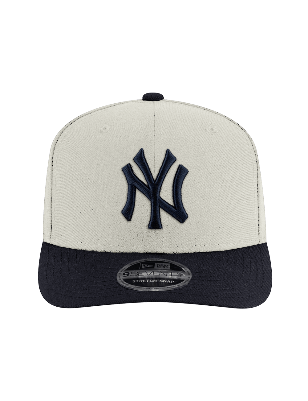 New Era Caps OSFA New York Yankees New Era MLB Team 2 Tone 9SEVENTY Stretch-Snapback Hat - Chrome
