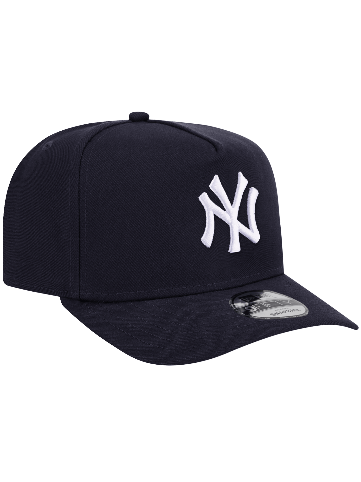 New Era Caps New York Yankees New Era MLB Team Pre-Curved 9FIFTY A-Frame Snapback Hat - Navy