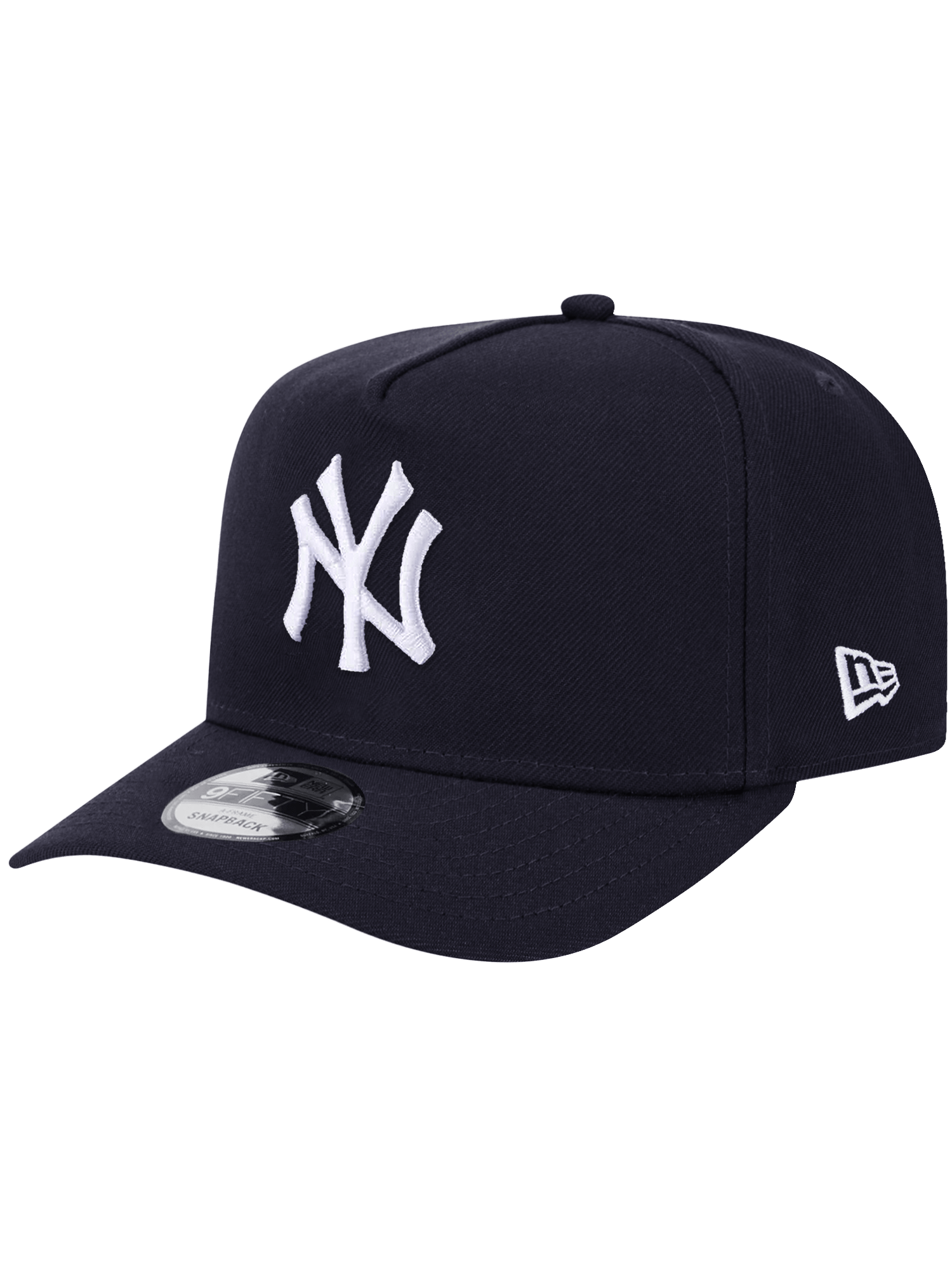 New Era Caps New York Yankees New Era MLB Team Pre-Curved 9FIFTY A-Frame Snapback Hat - Navy