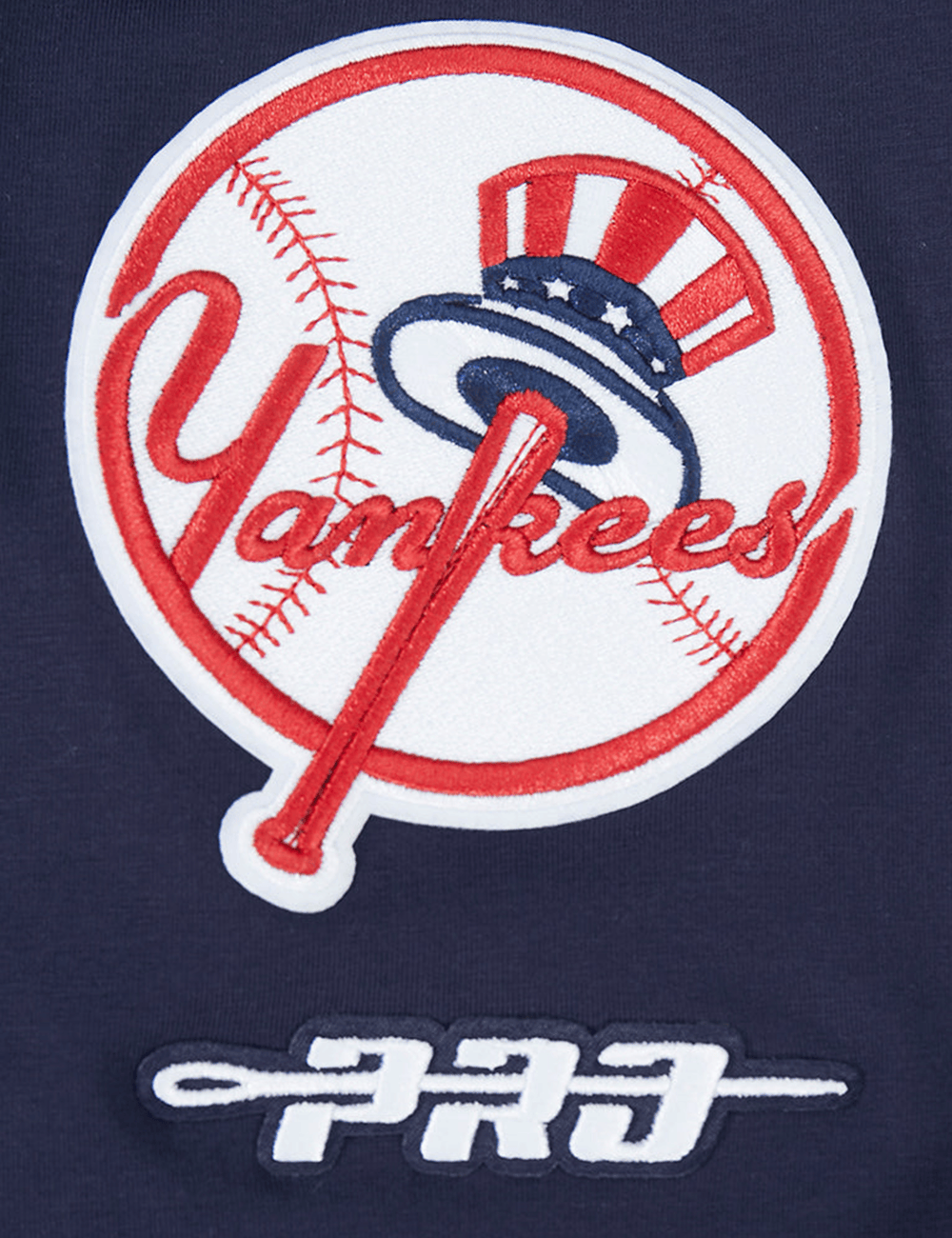 Pro Standard T-Shirts New York Yankees Pro Standard MLB Team Classic Chenille Flex T-Shirt - Navy