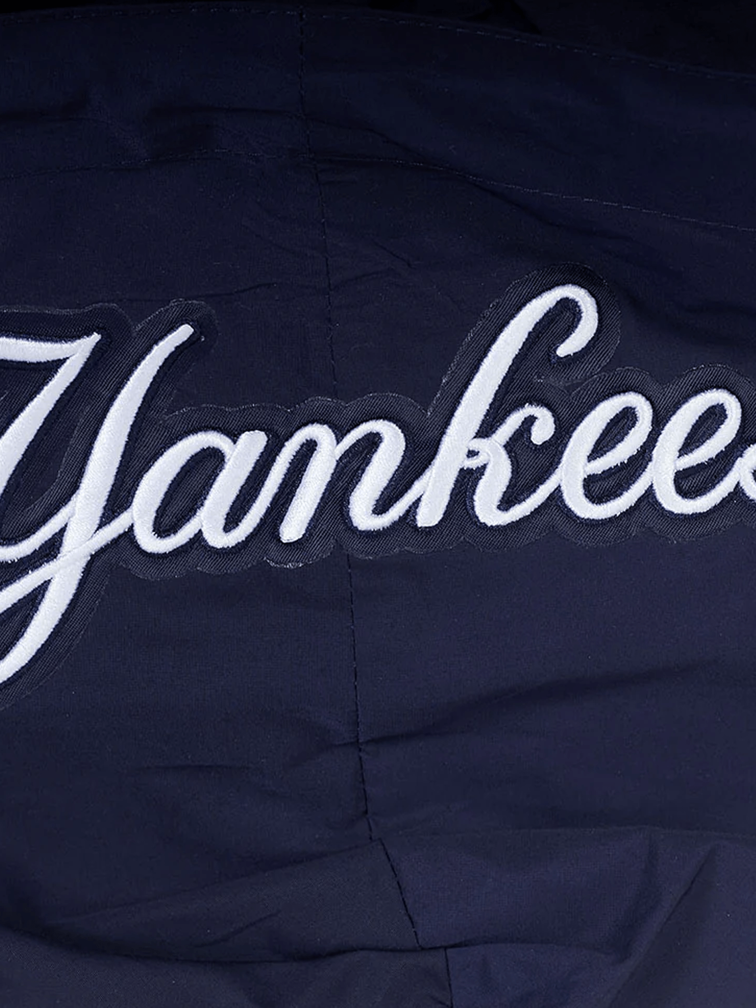 Pro Standard Jumpers New York Yankees Pro Standard MLB Woven Wind Zip Hoodie Jumper - Navy