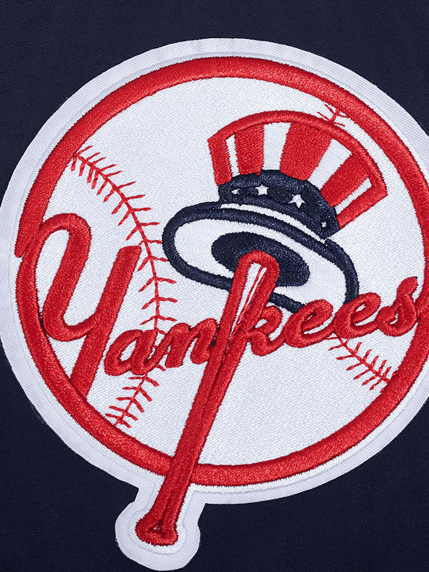 Pro Standard Jumpers New York Yankees Pro Standard MLB Woven Wind Zip Hoodie Jumper - Navy