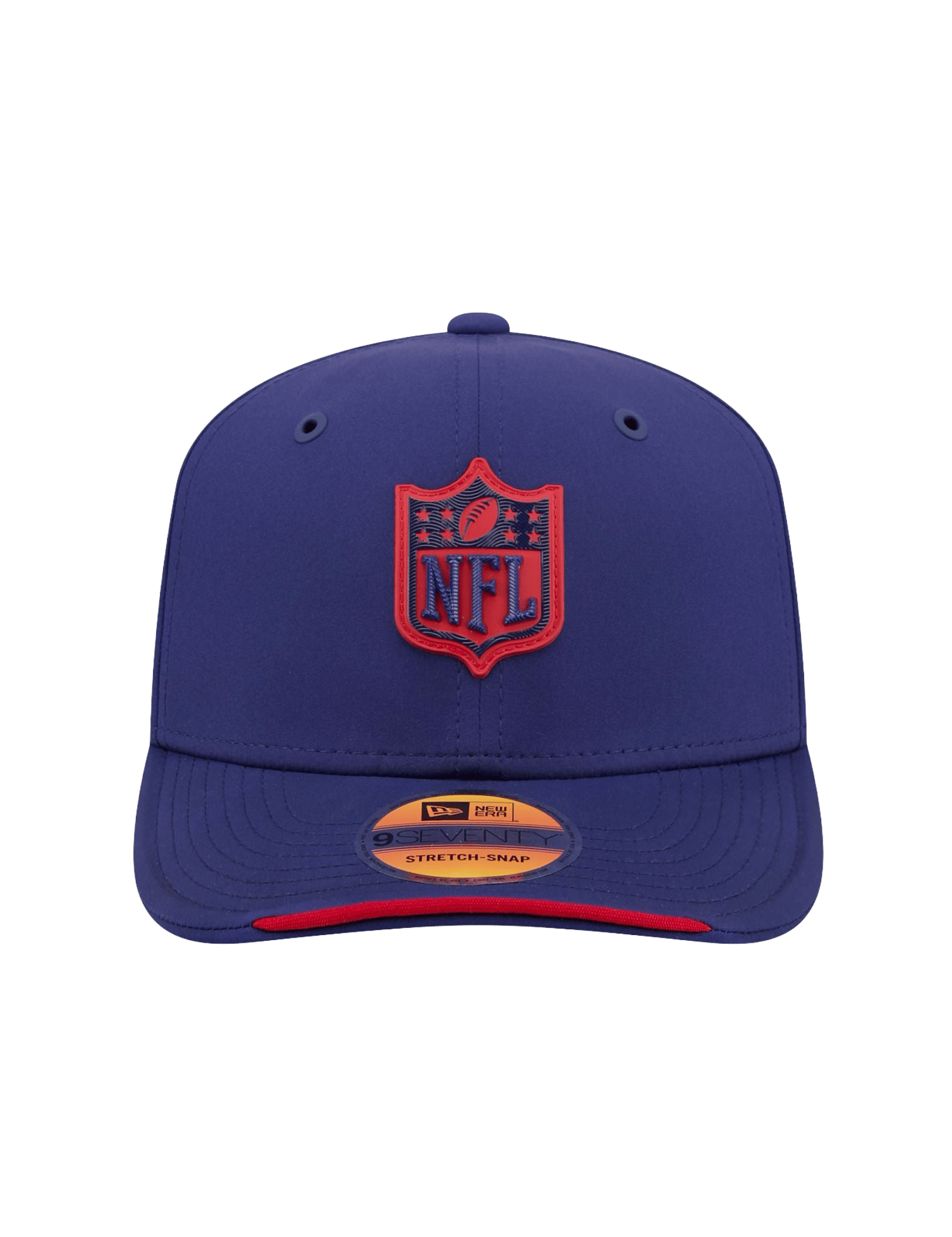 New Era Caps OSFM NFL Shield New Era NFL 26 Sideline 9SEVENTY Stretch-Snapback Hat - Navy