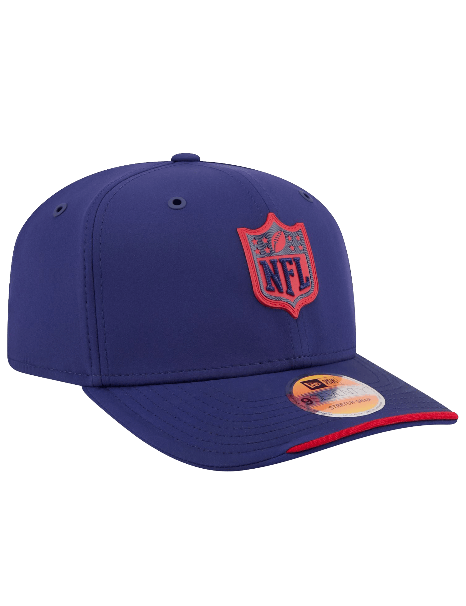 New Era Caps OSFM NFL Shield New Era NFL 26 Sideline 9SEVENTY Stretch-Snapback Hat - Navy