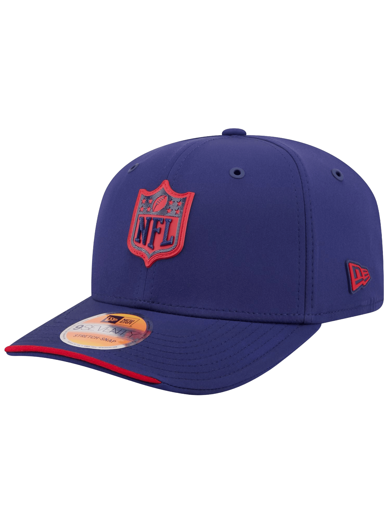 New Era Caps OSFM NFL Shield New Era NFL 26 Sideline 9SEVENTY Stretch-Snapback Hat - Navy
