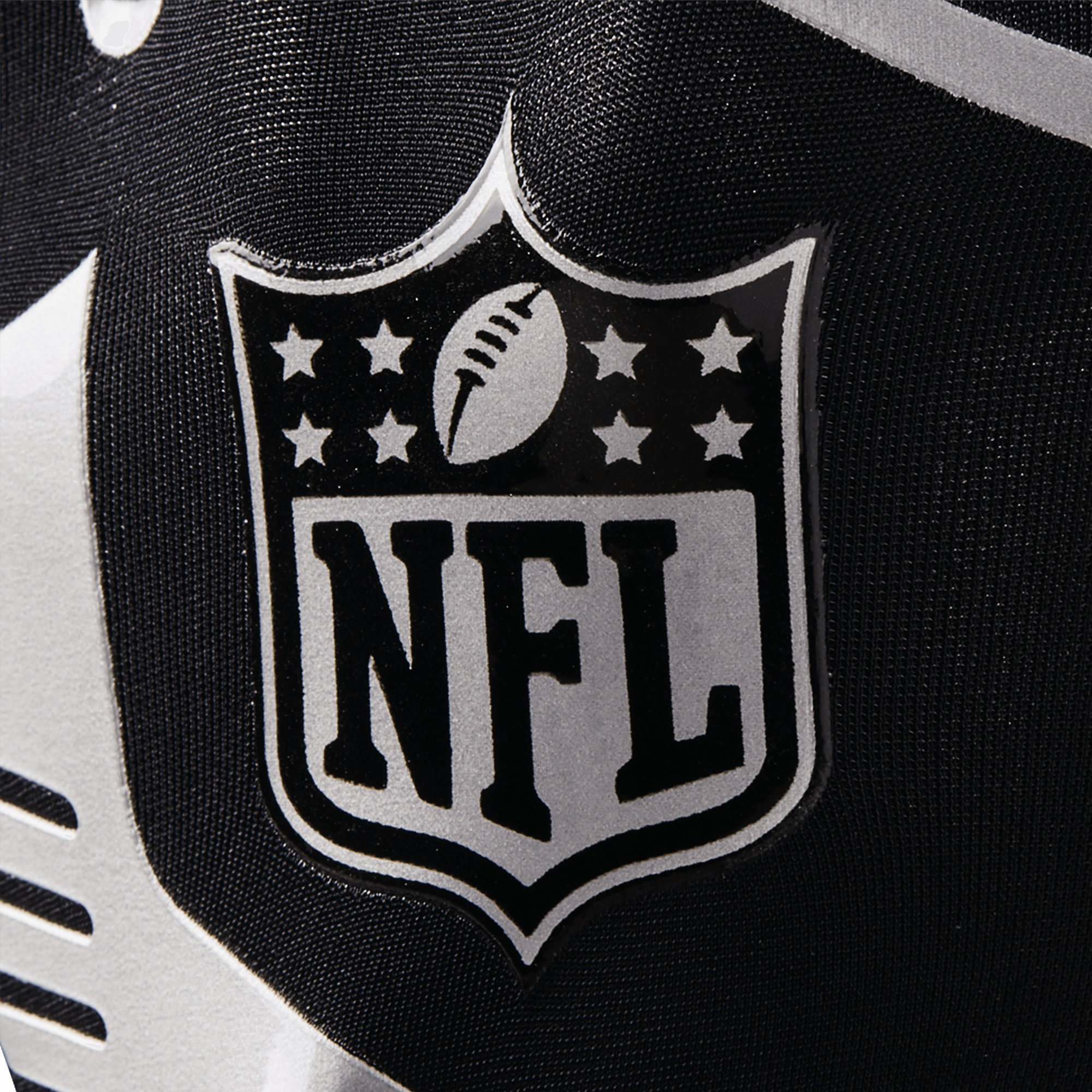 Wilson Sporting Goods Balls NFL Shield Wilson Stretch Fit Adult Receiver Gloves - Black/Silver