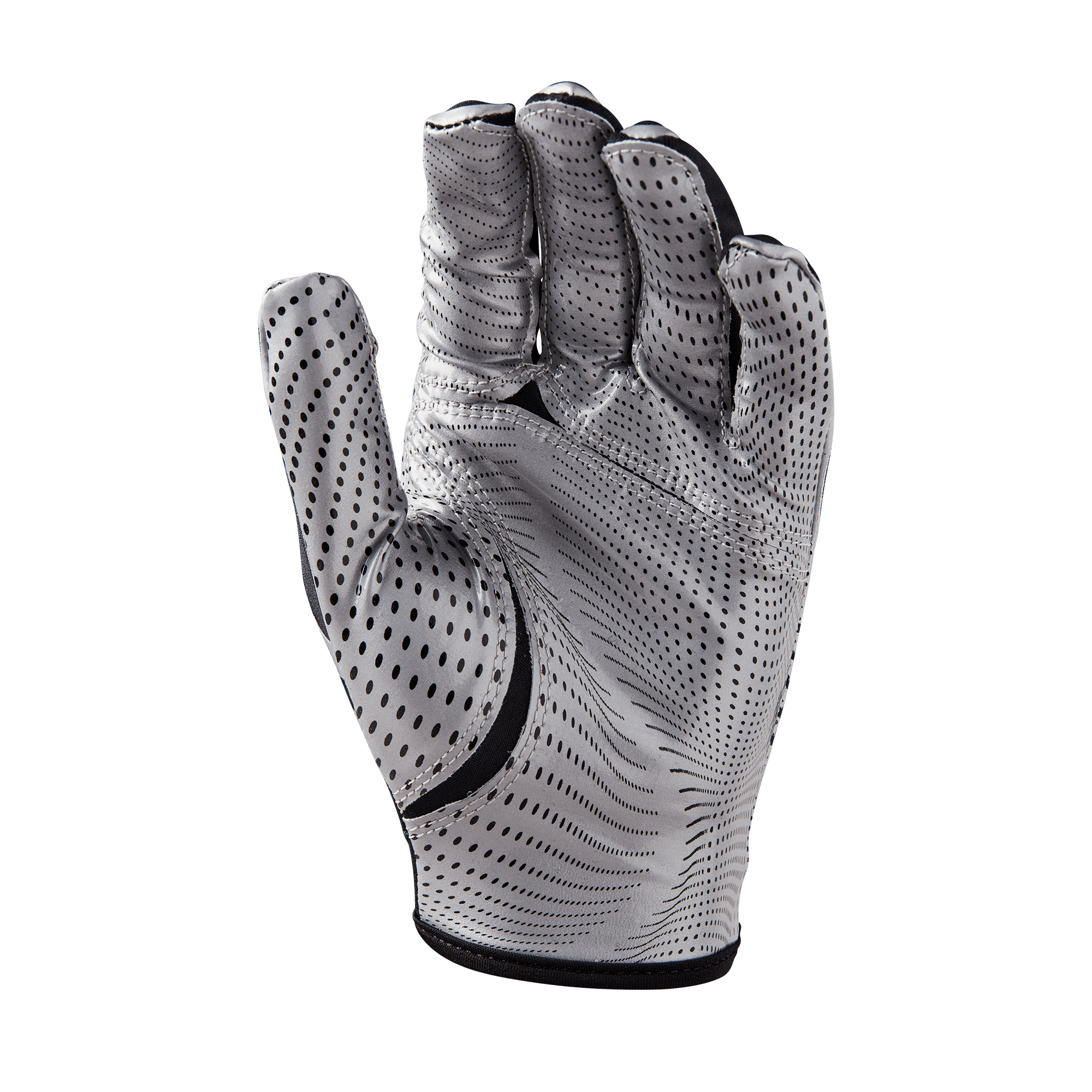Wilson Sporting Goods Balls NFL Shield Wilson Stretch Fit Adult Receiver Gloves - Black/Silver