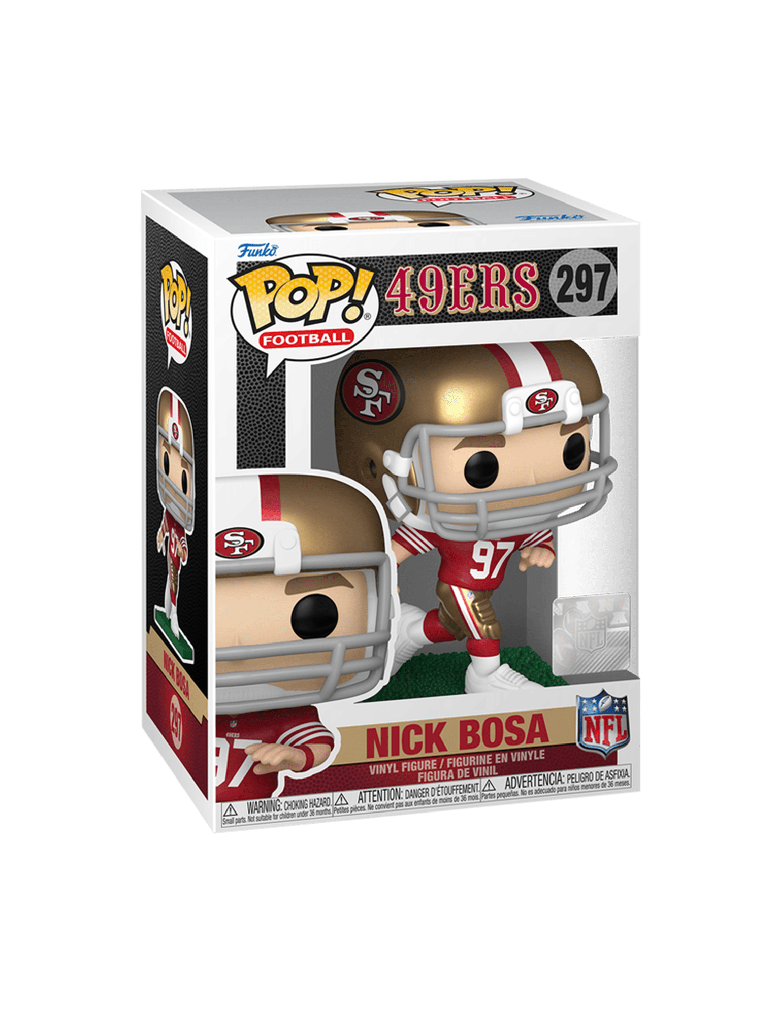 Funko Figures Nick Bosa San Francisco 49ers Funko NFL Pop Vinyl Figure - 297