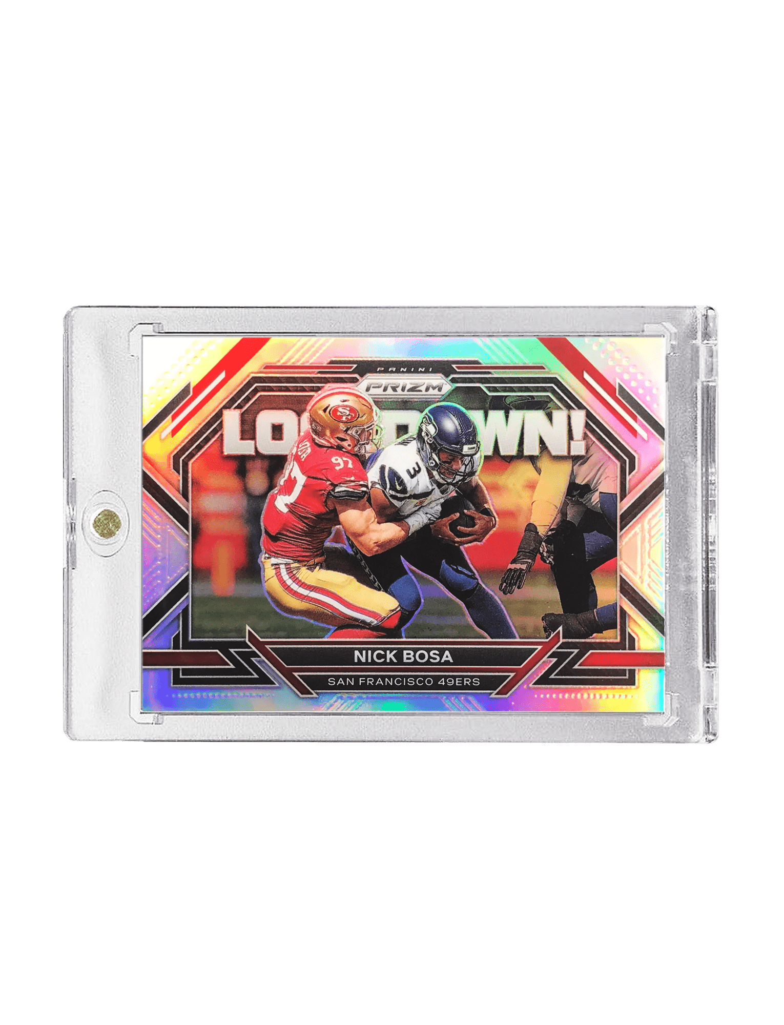 Panini Cards Nick Bosa San Francisco 49ers Panini 22 Prizm Lockdown Silver Card