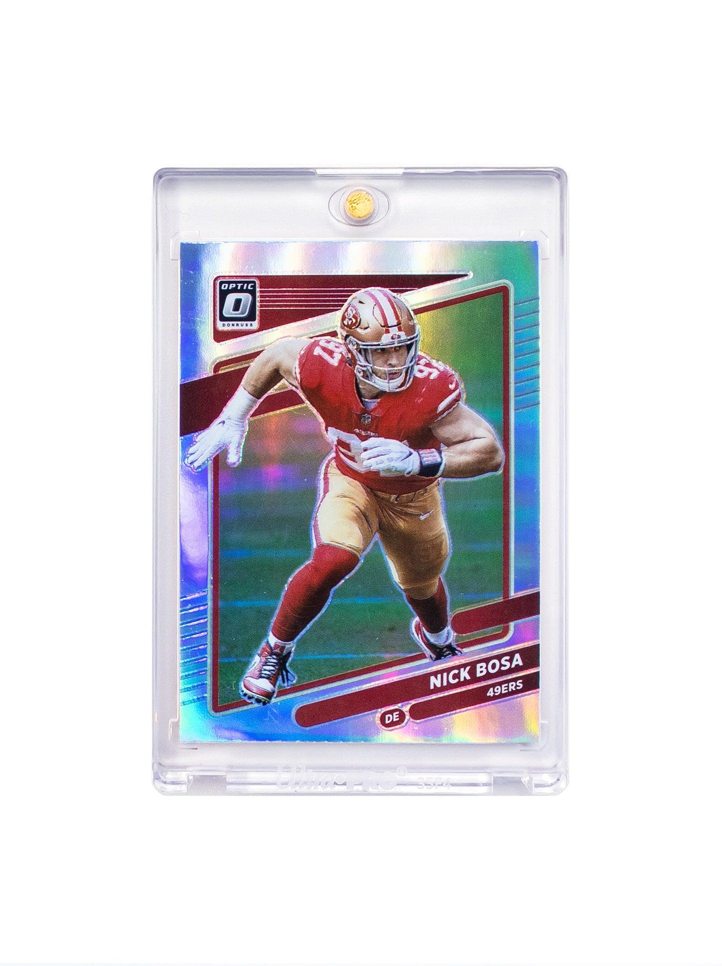Panini Cards Nick Bosa San Francisco 49ers Panini NFL Optic 21 Silver Holo Card