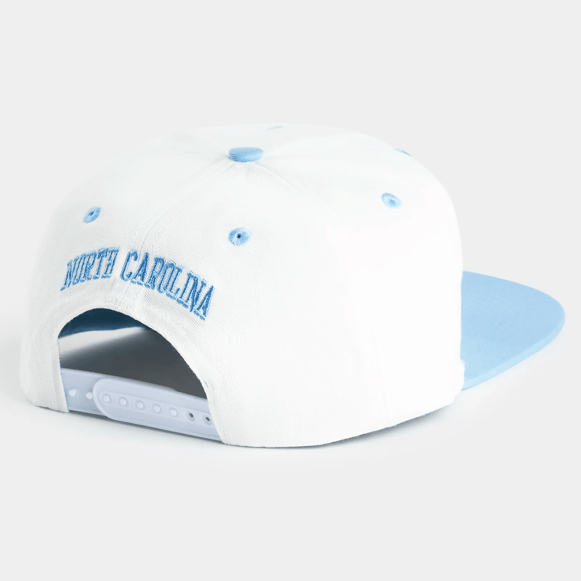 Mitchell And Ness Caps North Carolina Tar Heels Mitchell & Ness NCAA Collage Deadstock Snapback Hat - Off White