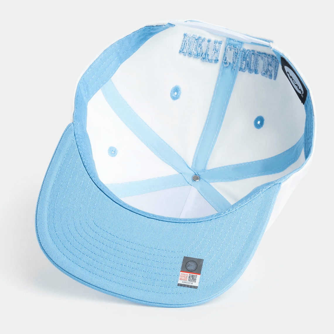 Mitchell And Ness Caps North Carolina Tar Heels Mitchell & Ness NCAA Collage Deadstock Snapback Hat - Off White