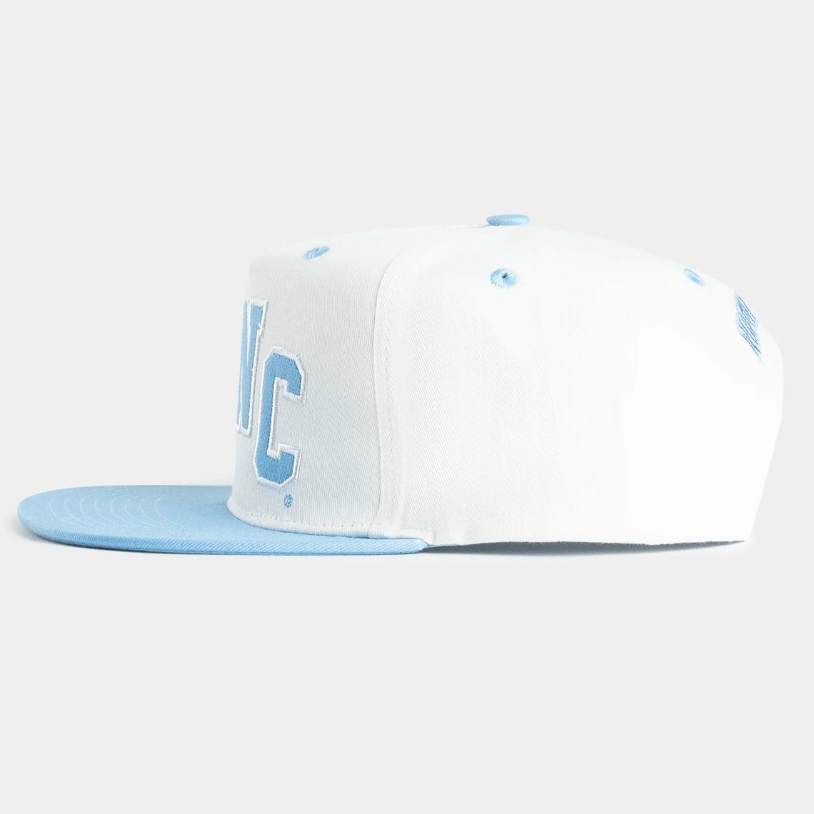 Mitchell And Ness Caps North Carolina Tar Heels Mitchell & Ness NCAA Collage Deadstock Snapback Hat - Off White