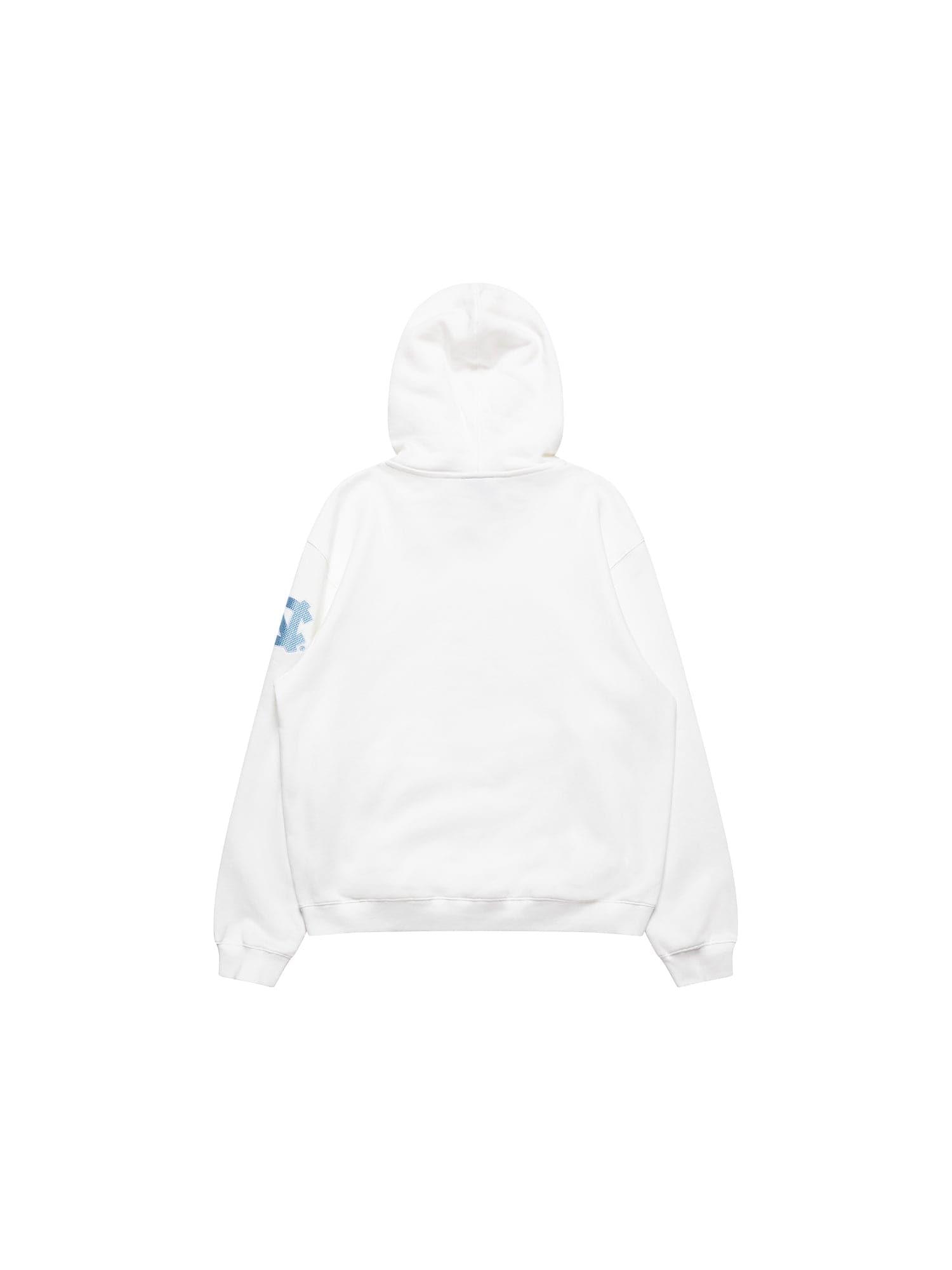 NCAA Branded Jumpers North Carolina Tar Heels NCAA 93 Champs Vintage Hoodie Jumper - Vintage White