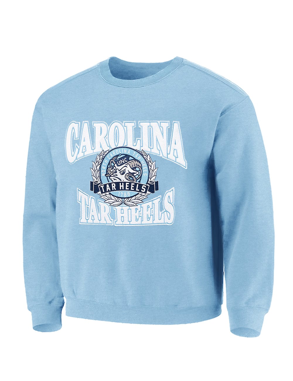 NCAA Branded Jumpers North Carolina Tar Heels NCAA Team Mascot Vintage Crew Jumper - Faded Blue