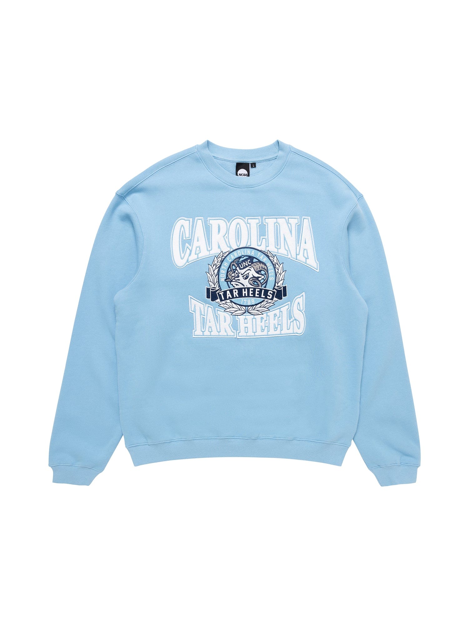 NCAA Branded Jumpers North Carolina Tar Heels NCAA Team Mascot Vintage Crew Jumper - Faded Blue