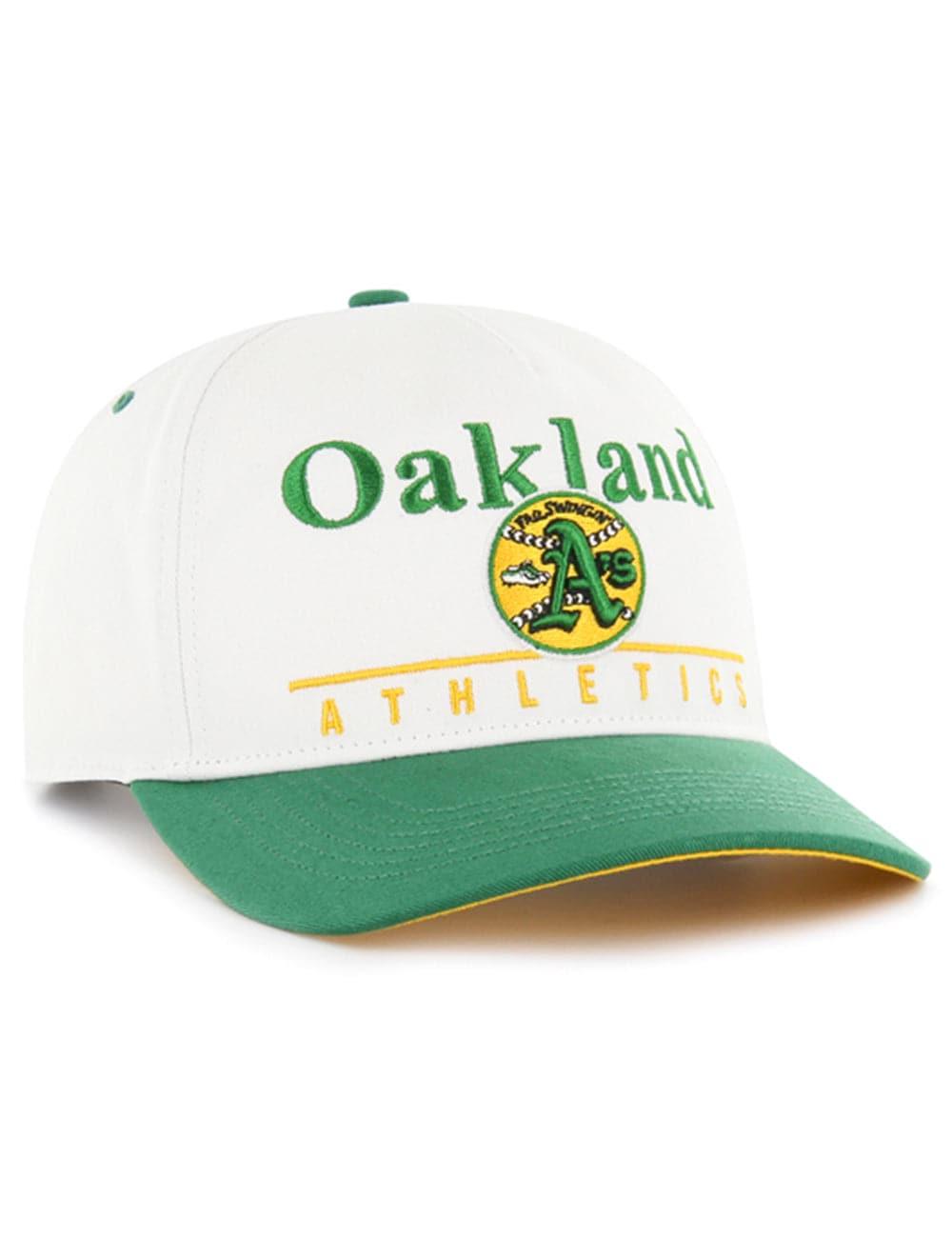 47 Brand Caps Oakland Athletics '47 MLB Cooperstown Hitch Pre-Curved Snapback Hat - White