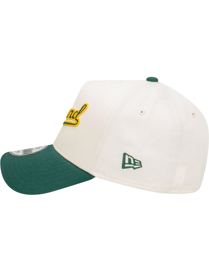New Era Caps Oakland Athletics New Era MLB Baseball Patch 9FORTY A-Frame Snapback - Chrome