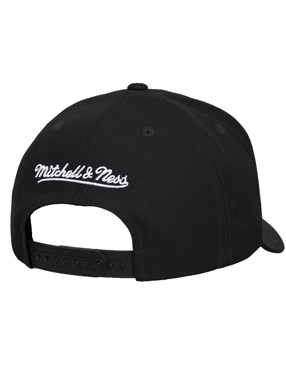 Mitchell And Ness Caps OSFM Oklahoma City Thunder Mitchell & Ness NBA Monochrome Pro Pinch Snapback Hat - Black