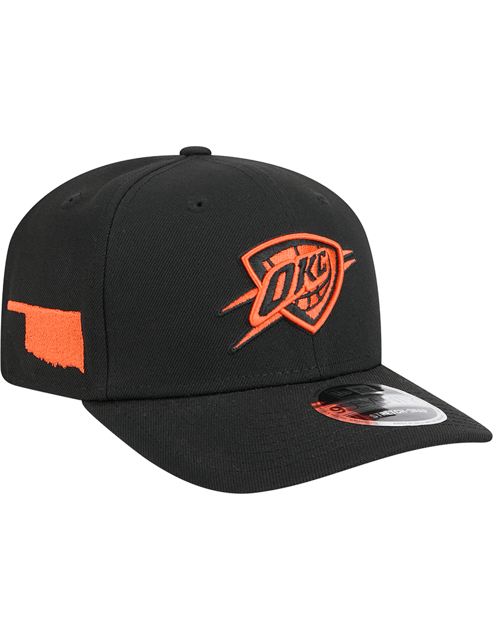 New Era Caps Oklahoma City Thunder New Era NBA 24-25 City Edition Alt 9SEVENTY Snapback Hat - Black