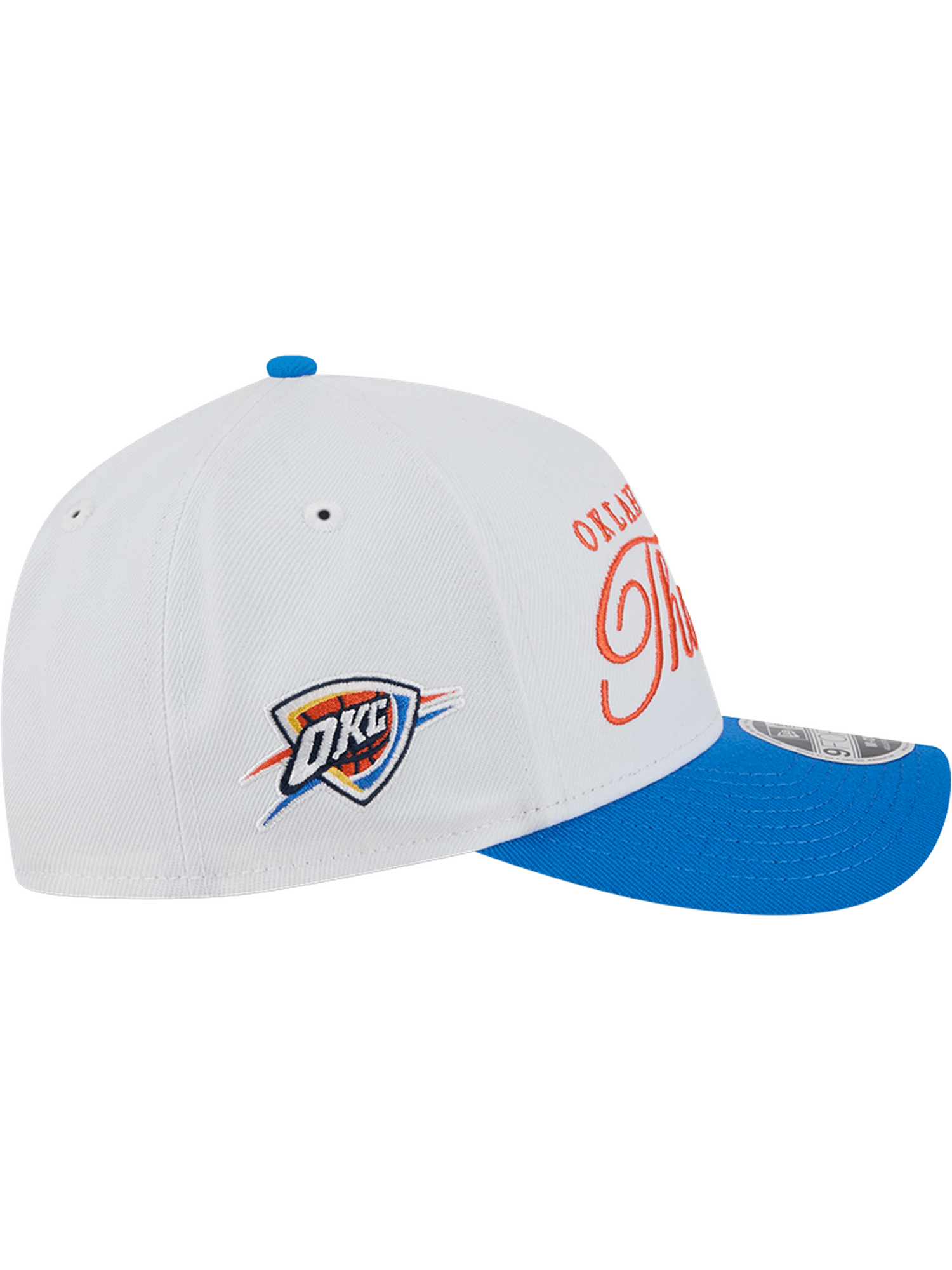 New Era Caps Oklahoma City Thunder New Era NBA 25 Draft 9FORTY M-Crown A-Frame Snapback Hat - White