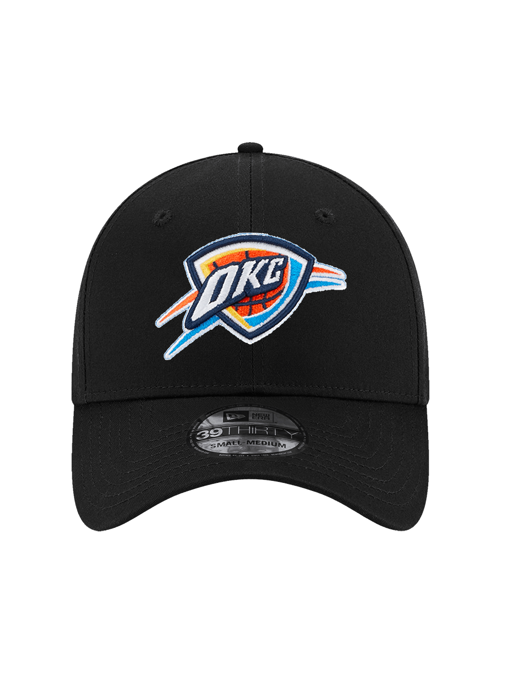 New Era Caps Oklahoma City Thunder New Era NBA Team 39THIRTY Stretch-Fit Hat - Black