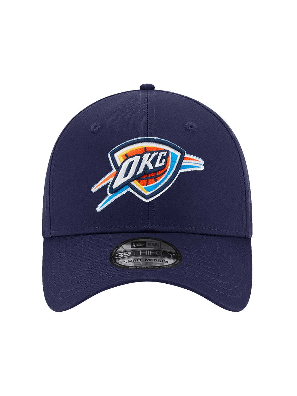 New Era Caps Oklahoma City Thunder New Era NBA Team 39THIRTY Stretch-Fit Hat - Navy