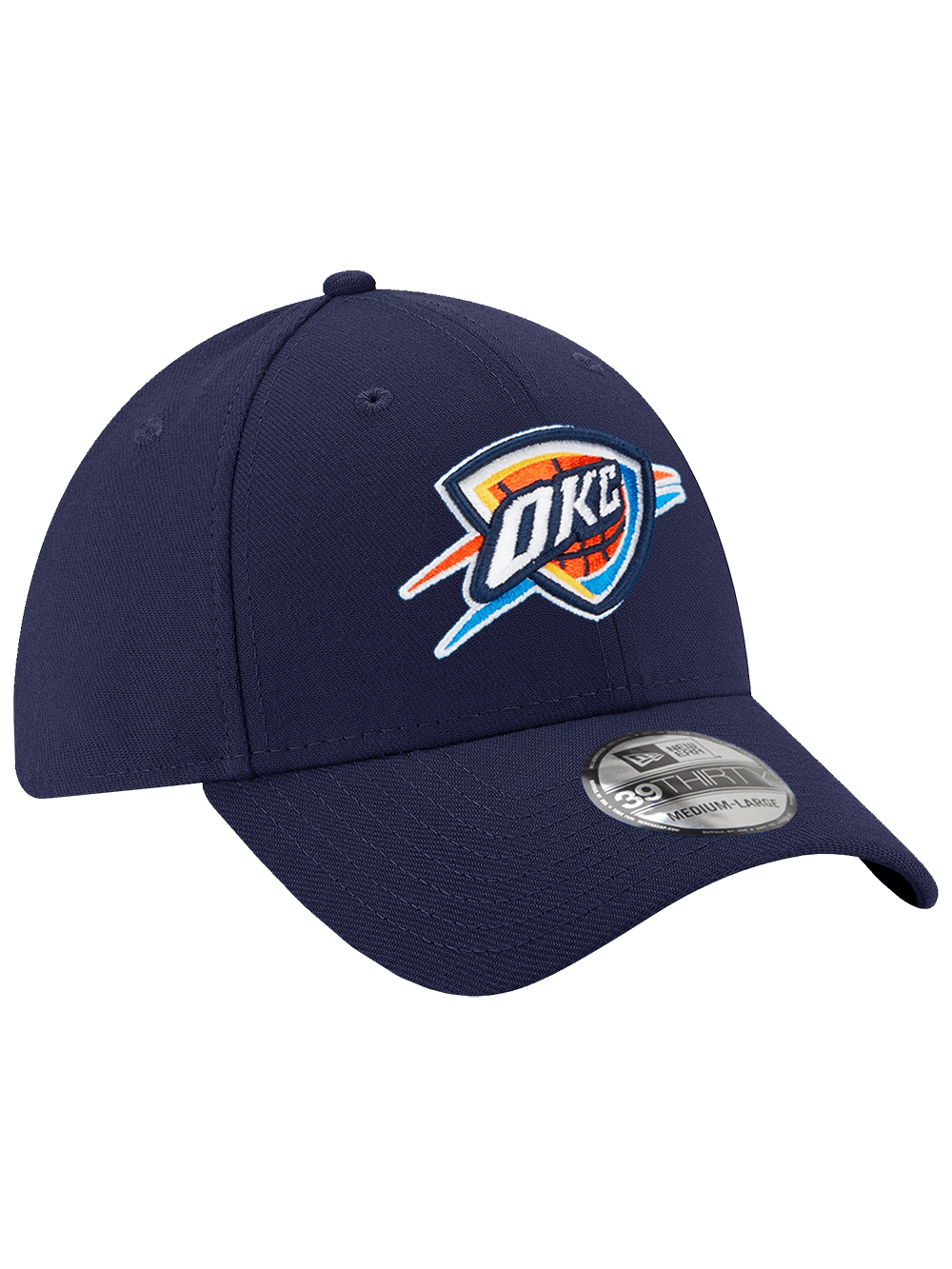 New Era Caps Oklahoma City Thunder New Era NBA Team 39THIRTY Stretch-Fit Hat - Navy