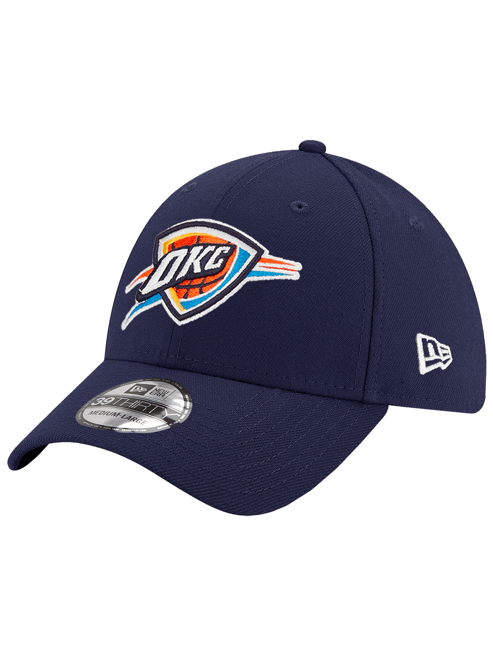 New Era Caps Oklahoma City Thunder New Era NBA Team 39THIRTY Stretch-Fit Hat - Navy