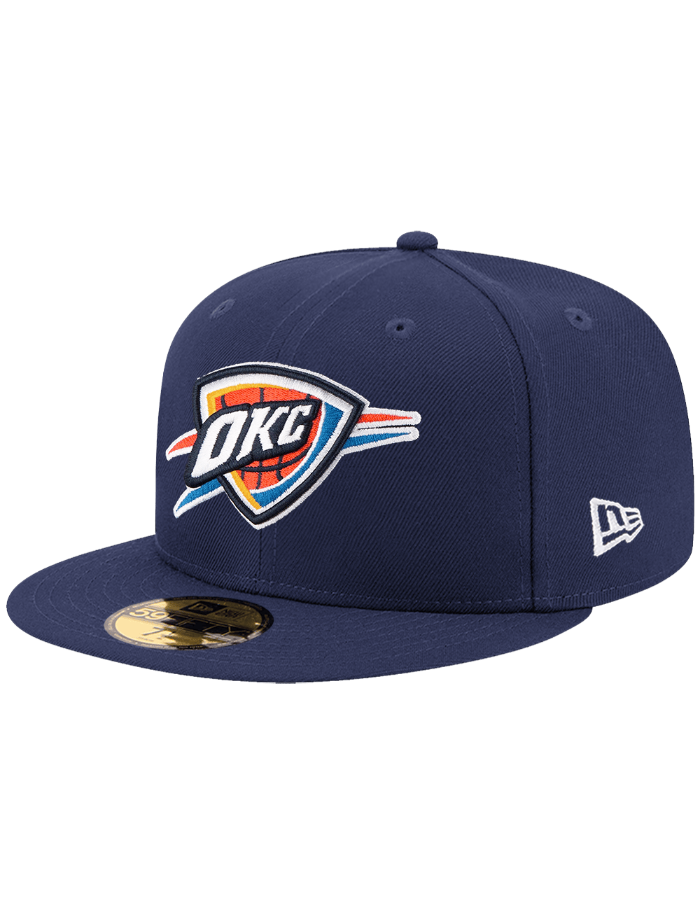 New Era Caps Oklahoma City Thunder New Era NBA Team 59FIFTY Fitted Hat - Navy