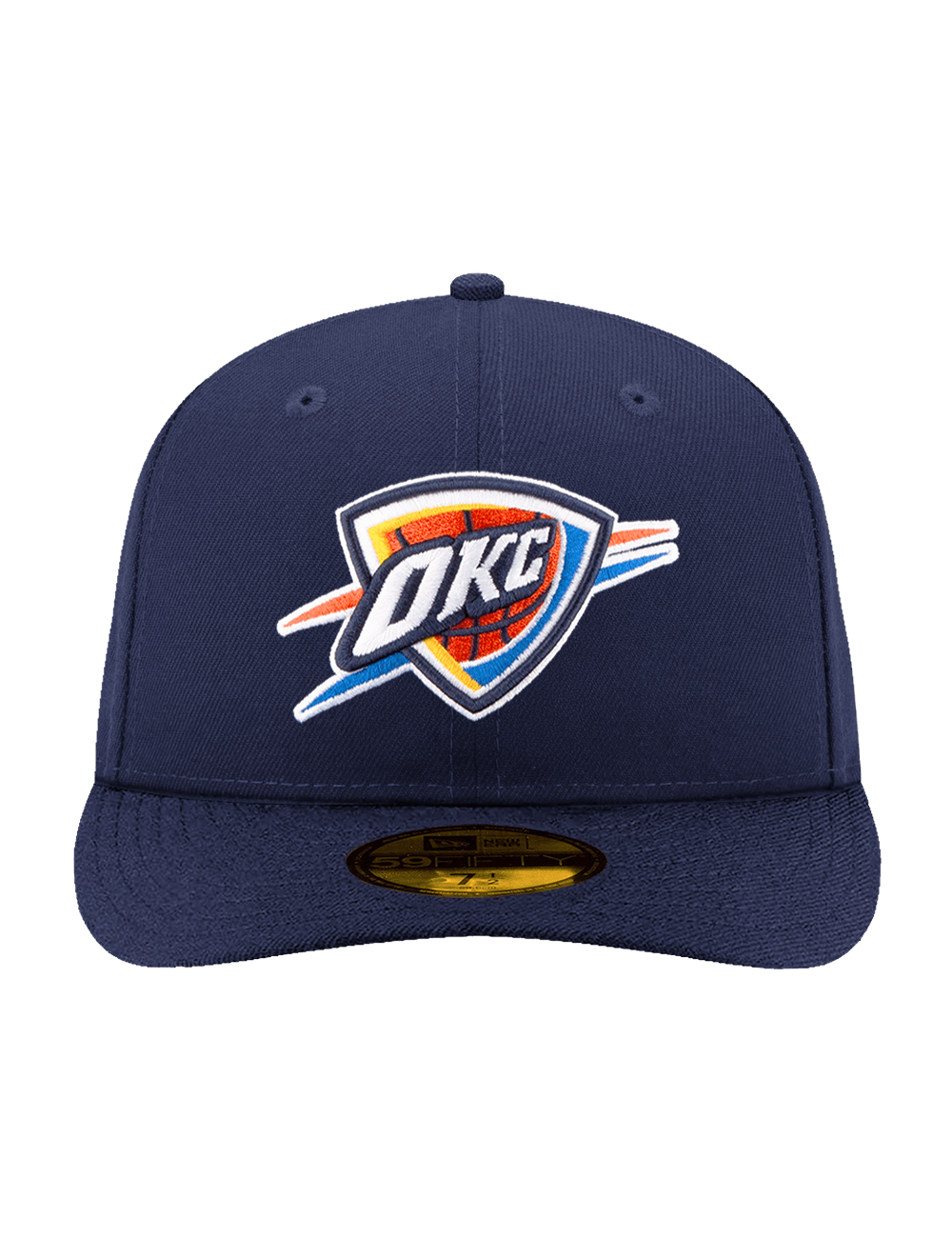 New Era Caps Oklahoma City Thunder New Era NBA Team 59FIFTY Pre-Curved Fitted Hat - Navy