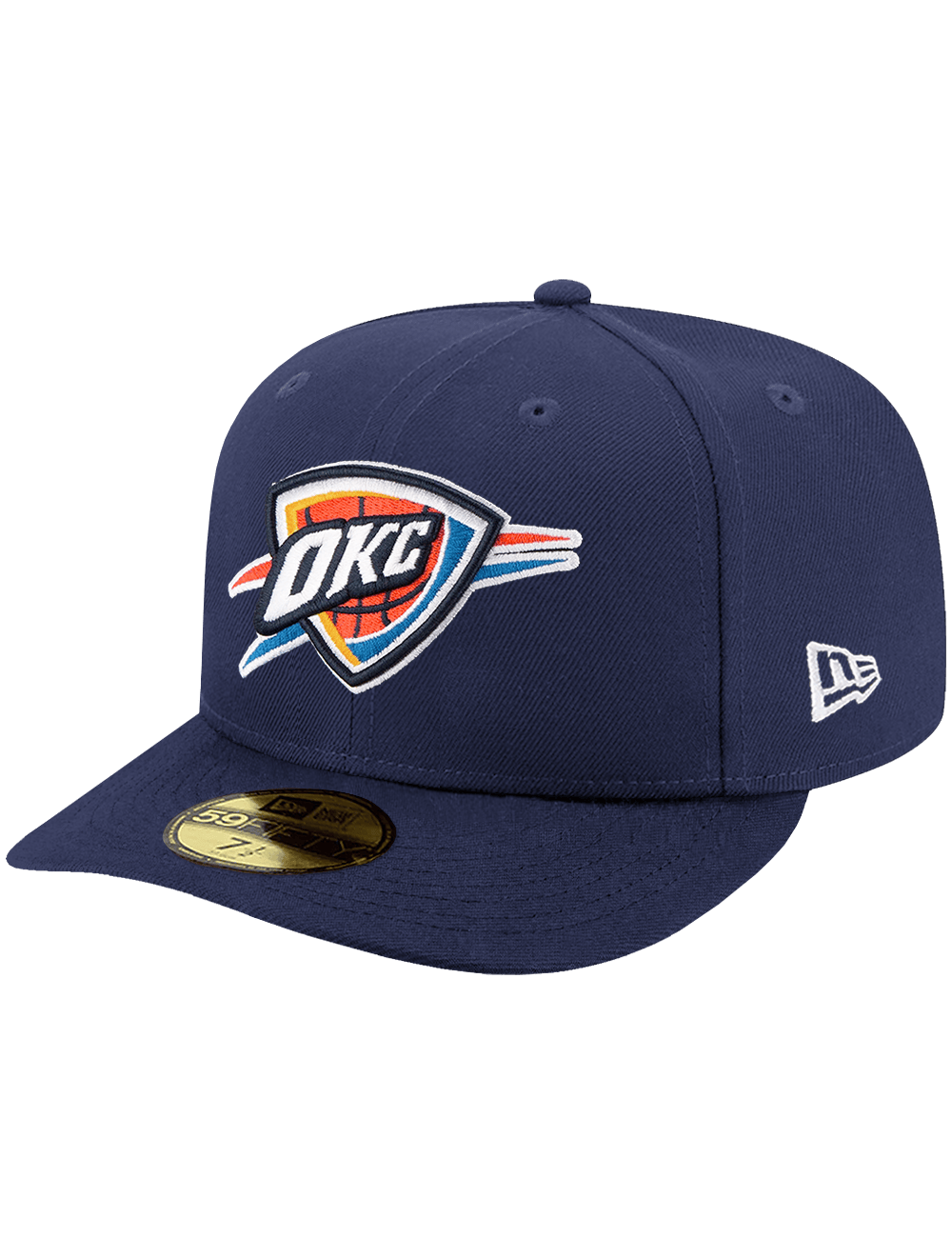 New Era Caps Oklahoma City Thunder New Era NBA Team 59FIFTY Pre-Curved Fitted Hat - Navy