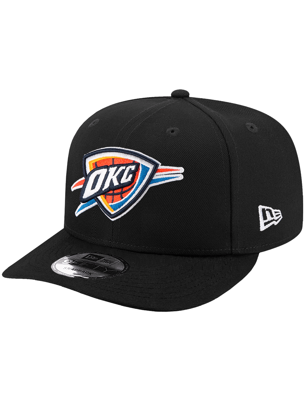 New Era Caps OSFA Oklahoma City Thunder New Era NBA Team 9FIFTY Pre-Curved Snapback Hat - Black