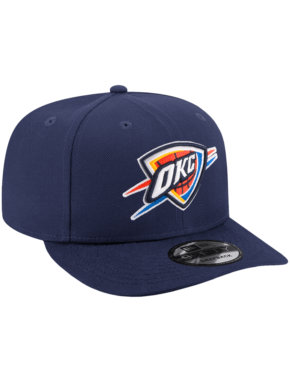 New Era Caps OSFA Oklahoma City Thunder New Era NBA Team 9FIFTY Pre-Curved Snapback Hat - Navy
