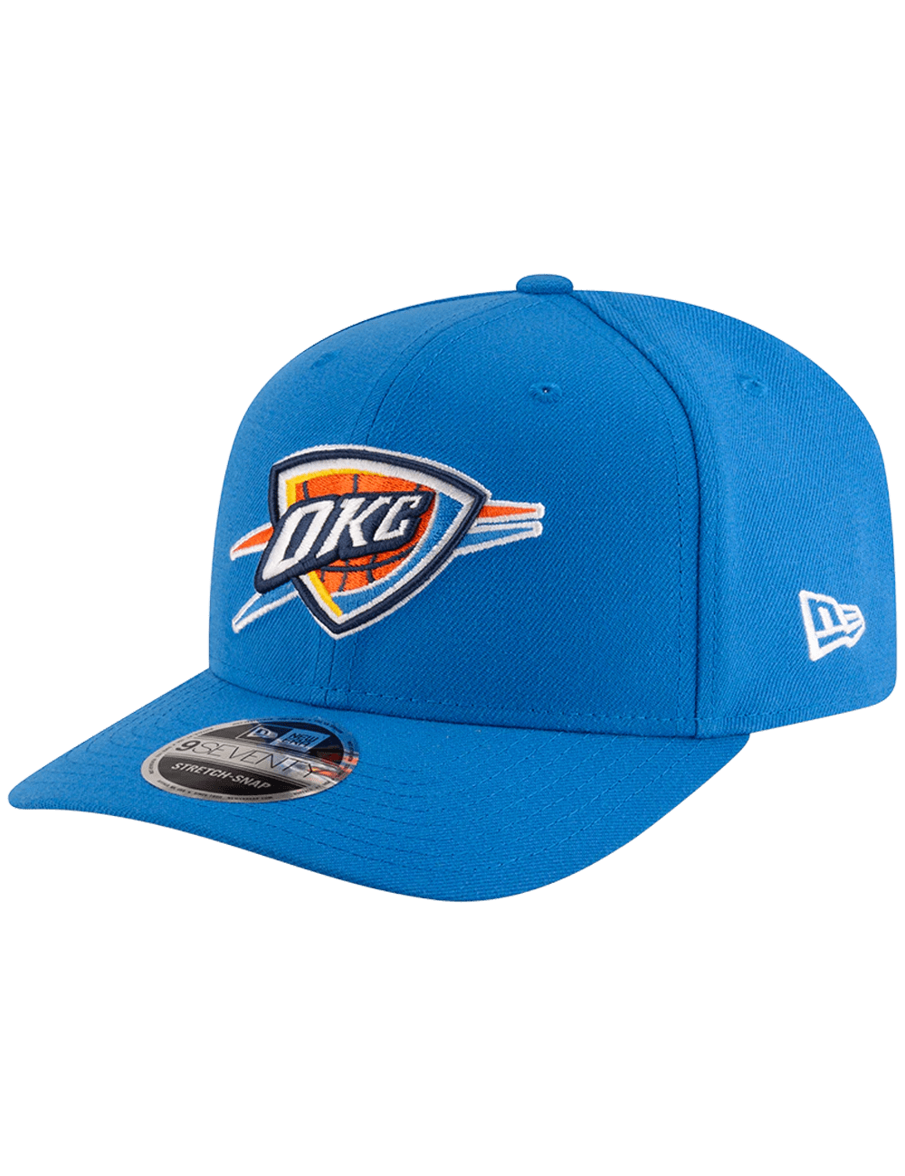 New Era Caps Oklahoma City Thunder New Era NBA Team 9SEVENTY Stretch-Snapback Hat - Light Blue