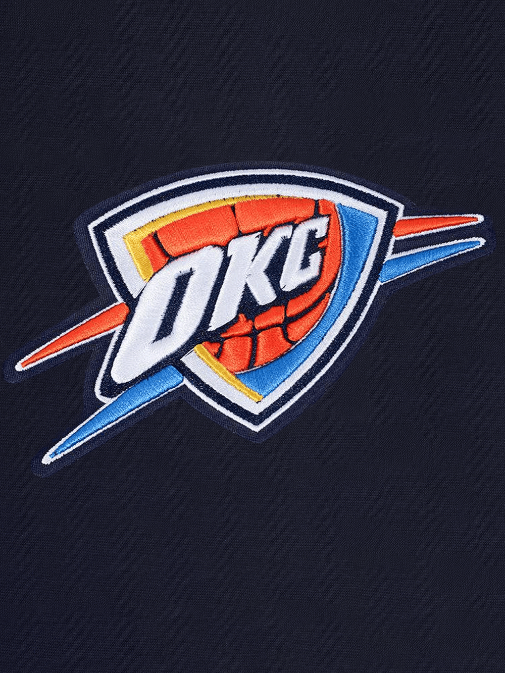 Pro Standard Jumpers Oklahoma City Thunder Pro Standard NBA Classic Chenille Flex Hoodie Jumper - Navy