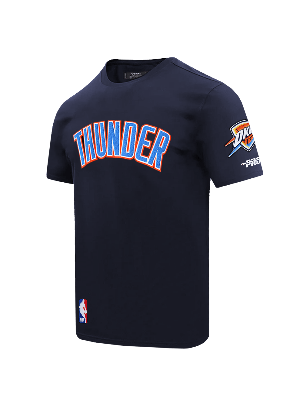 Pro Standard T-Shirts Oklahoma City Thunder Pro Standard NBA Classic Chenille Flex T-Shirt - Navy