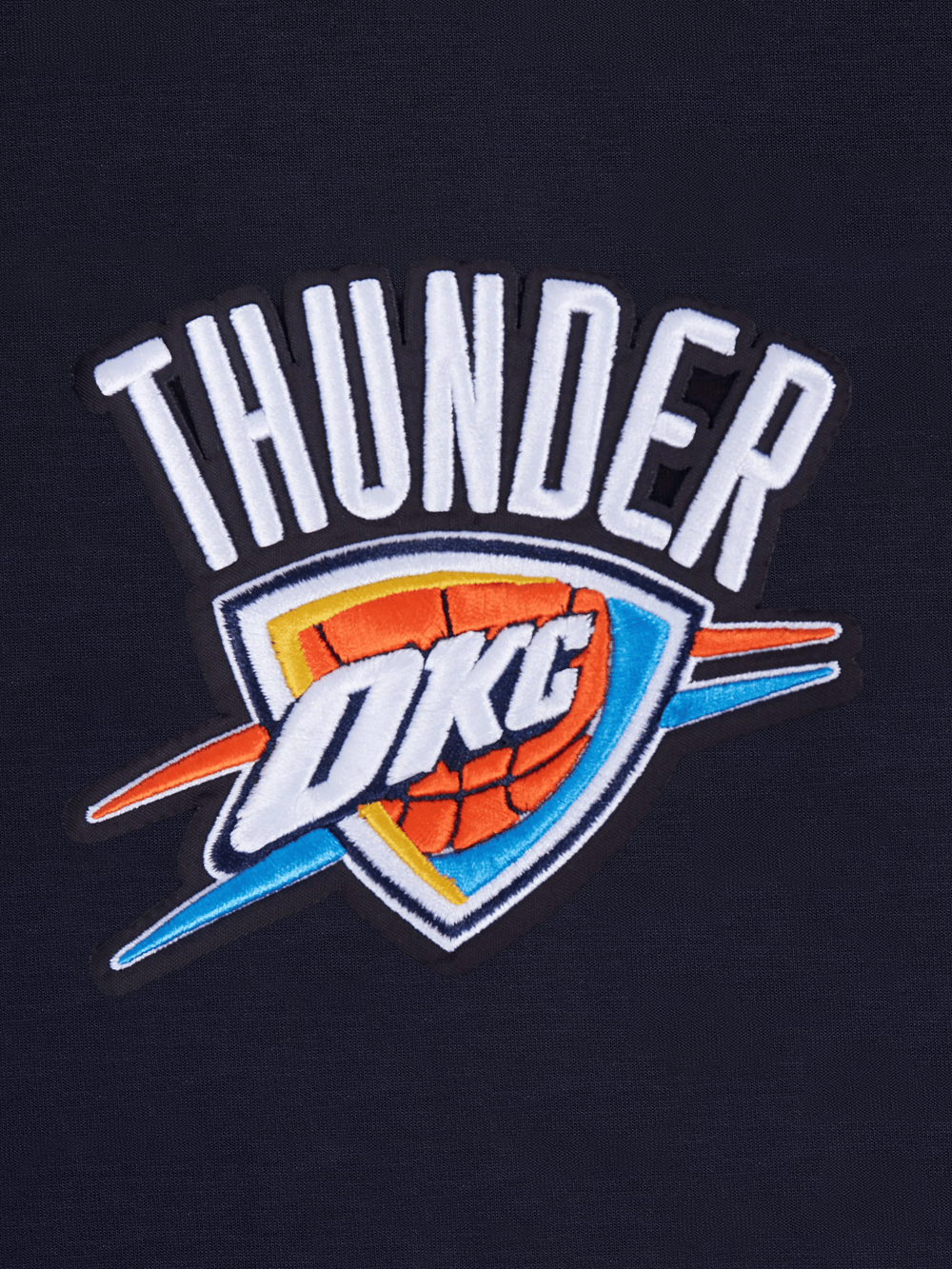 Pro Standard T-Shirts Oklahoma City Thunder Pro Standard NBA Classic Chenille Flex T-Shirt - Navy